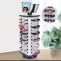 Étalage de lunettes en métal pour magasin d'optique, présentoir de lunettes de vue sur pied, présentoir rotatif amovible pour lunettes de soleil
