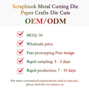 Troqueles de corte de metal para scrapbooking con grabado químico personalizado, OEM ODM, troqueles de corte de alta precisión para manualidades, plantillas para hacer tarjetas - Product Image 5