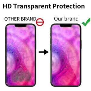 อุปกรณ์ป้องกันหน้าจอกระจกเ<span class=keywords><strong>ท</strong></span>มเปอร์สำหรับ iPhone 18 17 16 15 14 13 <span class=keywords><strong>PRO</strong></span> <span class=keywords><strong>MAX</strong></span> 2.5D ความแข็ง9H ฝาครอบอลูมิเนียมสูงครอบคลุมเต็มรูปแบบโดยตรงจากโรงงาน - Product Image 5