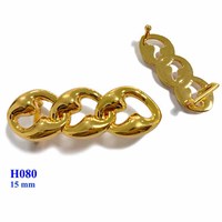 Boucles de ceinture décoratives en métal double cœur pour femmes, accessoires de mode pour ceintures et sacs