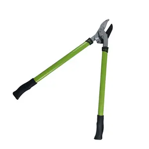 Telescopic Aluminum Rod Garden Shear Prevent Slippery Pruning Saw Fruit Scissors Garden Long Hangle Lopper/Hedge Shears