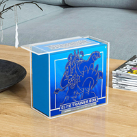 Boîte de vitrine acrylique portable et pliable ETB Compatible avec Elite Trainer Toy Storage Box Étui de protection