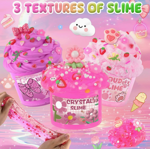Kit de slime, boue cristalline, slime beurre nuage, colle moelleuse DIY, jouet anti-stress - Product Image 1