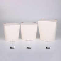 16oz 26oz 32oz Boîte d'emballage jetable pour nouilles à emporter avec logo personnalisé Printon Boîte d'emballage pour pâtes doner kebab