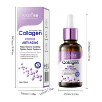 SADOER Collagène Bosein Anti-âge Éclaircissant Hydratant Huile Hydratation Profonde Raffermissant Liftant Visage Réduit les Rides Nourrissant