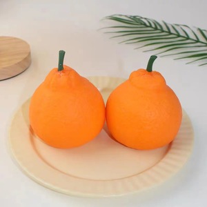 Juguetes elásticos naranjas, juguete sensorial elástico de rebote lento, pelota de rebote portátil con forma de fruta para niños, amigos y familia - Product Image 2