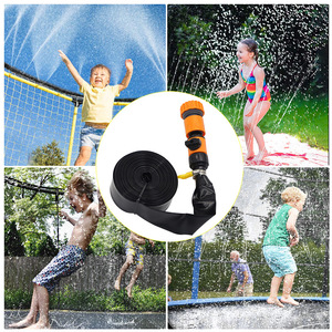 Manguera de Riego para Trampolín con Pistola de Agua de PVC de Múltiples Chorros, Rociador de Jardín para Niños, Juego al Aire Libre - Product Image 3
