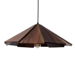 <span class=keywords><strong>Lampe</strong></span> de <span class=keywords><strong>chevet</strong></span> vintage en bois massif noyer brun pour chambre à coucher, salle à manger, <span class=keywords><strong>suspension</strong></span> LED lumière chaude 36V - Product Image 5