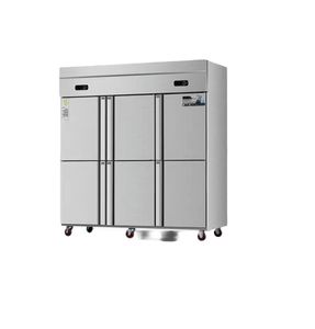 Refrigerador Comercial de Seis Puertas con Doble Temperatura, Gran Capacidad, Congelador de Cocina y Gabinete para Conservación de Alimentos, Diseño de 6 Puertas - Product Image 3