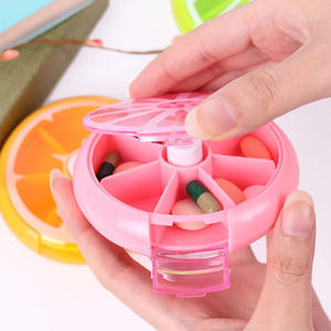 Estuche plegable para pastillas, organizador de pastillas para medicamentos, cajas de almacenamiento, cápsula de farmacia portátil, contenedor para tabletas, pastillero vacío - Product Image 1