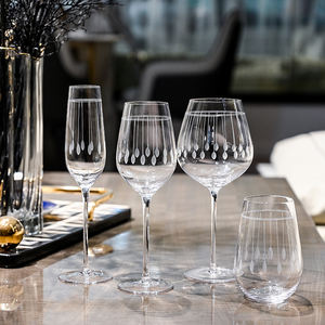 Verres à vin en cristal sculpté à la main, tasse à vin rouge, banquet, coupe à vin champagne personnalisée, logo <span class=keywords><strong>personnalisé</strong></span> - Product Image 3