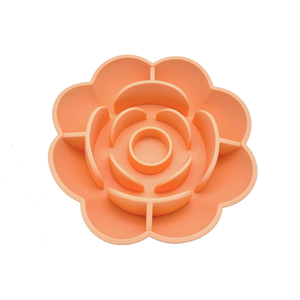 Bol de croquettes pour chien à alimentation lente, personnalisé avec logo, durable, non toxique, en silicone, en forme de biscuit, avec ventouses - Product Image 1