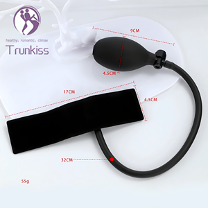 ปั๊มอวัยวะเพศชายเป่าลมได้ผลิตภัณฑ์สำหรับผู้ใหญ่ของเล่นขยายด้วยมือเพื่อยืดเวลาการหลั่ง - Product Image 2