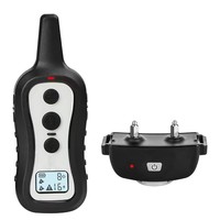 Collier de dressage à distance pour chien de qualité professionnelle, étanche IPX7, en nylon et plastique, portée 300M, alimenté par piles sèches, pour l'obéissance canine