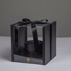 Caja <span class=keywords><strong>de</strong></span> <span class=keywords><strong>Flores</strong></span> Transparente <span class=keywords><strong>de</strong></span> Lujo <span class=keywords><strong>con</strong></span> Cajón <span class=keywords><strong>para</strong></span> Regalo <span class=keywords><strong>de</strong></span> San Valentín - Product Image 4