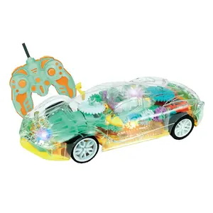 पारदर्शिता रिमोट कंट्रोल एल चार स्पष्ट बेंजीन टूथ कार बच्चे चार-पहिया ऑटो मोटर खिलौने