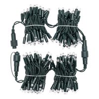 Guirlandes lumineuses LED blanc chaud IP65, câble PVC, pour extérieur, décorations de fêtes, éclairage décoratif pour Noël