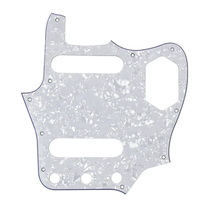 Protector de Palmeta Personalizado de 4 Capas, Blanco Perla, 10 Orificios, para Guitarra <span class=keywords><strong>Jaguar</strong></span>, Repuesto o Proyectos DIY - Product Image 1