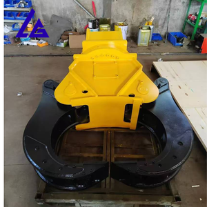 Rompedor de Troncos de Alta Resistencia para Uso Profesional en Silvicultura, Desbroce de <span class=keywords><strong>Terrenos</strong></span> y Negocios Comerciales de Leña, Compatible con Excavadoras SH130, SH135 y CX210 - Product Image 4