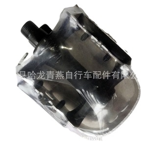 Pédales de vélo semi-aluminium, axe en acier, roulement à billes, pièces de vélo de montagne, noir, durable - Product Image 4