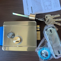 Cerradura Magnética Eléctrica de CC de 12 V con Cilindro de Latón y Llave Computarizada para Control de Acceso a Puertas de Apartamentos