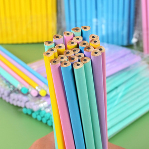 <span class=keywords><strong>Crayon</strong></span> HB Macaron, un <span class=keywords><strong>crayon</strong></span> pour les élèves du primaire en couleur bonbon avec une pointe effaçable et une poignée brillante en bois d'érable pur - Product Image 5