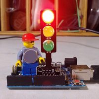Module de feux de circulation LED 5V avec sortie de signal numérique / Luminosité standard, contrôle séparé de 3 feux