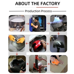 Nuovo <span class=keywords><strong>Casco</strong></span> <span class=keywords><strong>Integrale</strong></span> in ABS per Motocross con Doppia Visiera per Uomini Adulti - Fuoristrada, Moto da Cross, Personalizzabile, Produzione in Fabbrica - Product Image 5