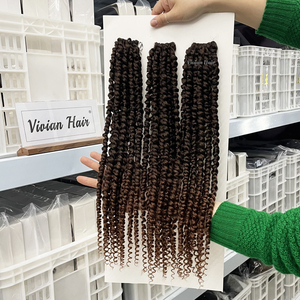 <span class=keywords><strong>Cheveux</strong></span> à tresser populaires de 20 pouces, 3x pré-torsadés, Passion Twist, colorés, fibre ignifuge de qualité supérieure, Bomb Ghana Twist, <span class=keywords><strong>cheveux</strong></span> à crocheter - Product Image 3