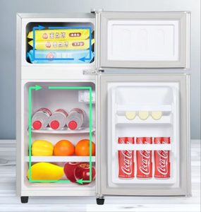 Refrigerador de Doble Puerta de Acero Inoxidable de Alta Calidad y Bajo Consumo con Descongelación Automática para Uso en Hoteles y Comercios - Product Image 5
