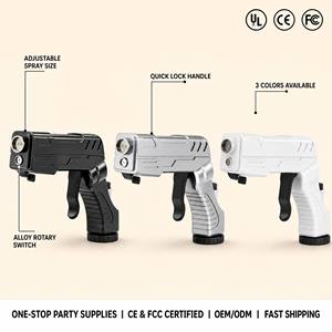 Pistolet à <span class=keywords><strong>champagne</strong></span> fantaisie, calibre réglable, distributeur de vin et de bière, <span class=keywords><strong>fontaine</strong></span> pour fête, 3 couleurs : noir, blanc, argent - Product Image 1