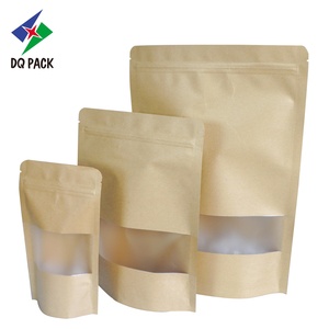DQ PACK Bán Sỉ Túi Giấy Kraft Có Khóa Kéo Túi Đựng Hạt Thực Phẩm Nhà Cung Cấp - Product Image 5