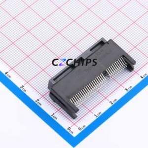 6-1734857-5 Gold Finger <b>Connector</b> P=1mm <b>Connector</b> ( Pitch: 1mm )( Total PIN Count: 64P )( Contact Material: Phosphor Bronze ) - Product Image 1