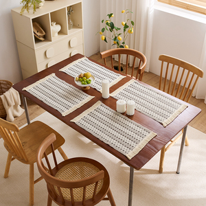 <span class=keywords><strong>Tovagliette</strong></span> da tavolo Decorative in tessuto di cotone poliestere all'ingrosso tovaglietta da tavolo - Product Image 1