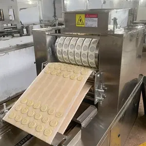 Máquina de prensar biscoitos e biscoitos, mini máquina de fazer rolo rotativo para barley, linha de fabricação de moldes