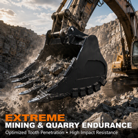 Menyediakan OEM ODM Bucket Batu Standar Tahan Aus untuk Mini Excavator