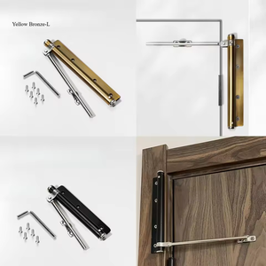 باب أوتوماتيكي بإغلاق ناعم 180 درجة مع ضبط مصد التوقف، غالق باب للأثاث، مانع انزلاق الباب - Product Image 3