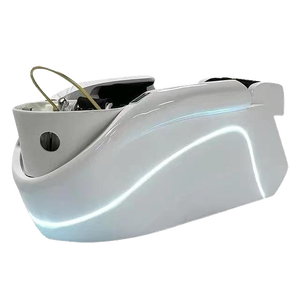 Lit de massage et de lavage capillaire avec circulation d'eau pour salon de coiffure, couleur personnalisable - Product Image 1