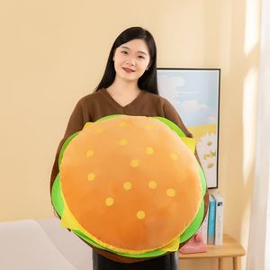 Simulazione creativa hamburger Pizza patatine fritte divertenti <span class=keywords><strong>snack</strong></span> peluche bambola bambola di peluche giocattolo di peluche per la decorazione della casa - Product Image 3