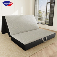 Matelas pliant portable en mousse à mémoire de forme, tailles Twin, Full, Queen, avec housse amovible à fermeture éclair, vente en gros