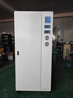 Système EDI 100 LPH de type boîtier avec tuyau PE intégré, équipement de traitement d'eau ultrapure RO EDI à deux étages pour usage industriel