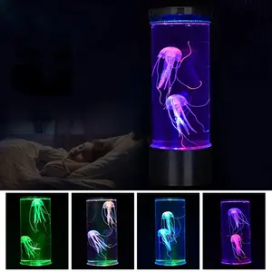 Lampe méduse LED, veilleuse avec télécommande, lumières décoratives pour la maison, aquarium, cadeau d'anniversaire pour enfants, recharge USB - Product Image 3