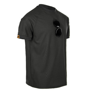 T-shirts d'entraînement pour hommes en maille unie imprimée sérigraphiée - Manches courtes, respirants, anti-plis, séchage rapide - Product Image 3