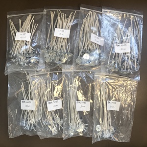 Mèches de bougies en coton organique pré-revêtu <span class=keywords><strong>à</strong></span> base métallique pour la fabrication artisanale de bougies parfumées, en gros, pour une combustion propre - Product Image 5