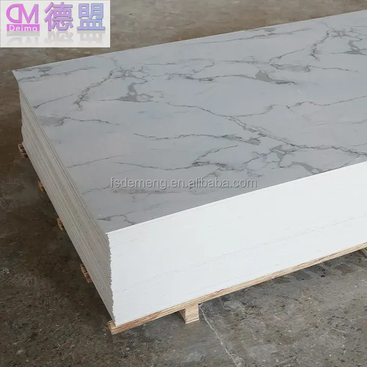4*8 High Density Pvc Marble Alternative Sheet Pvc Wall Panel Manufacturers