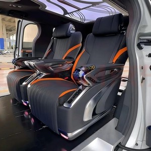 Asiento de Coche Eléctrico VIP de Lujo Modificado para Interiores con Masaje y Ventilación para <span class=keywords><strong>Toyota</strong></span> <span class=keywords><strong>Coaster</strong></span> Minibus Sprinter - Product Image 1