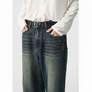 Pantalones Vaqueros de Mezclilla para Hombre, Estilo Casual, Ajustados, de Moda, Primavera-Otoño, Venta al Por Mayor, Personalizados de Fábrica - Product Image 1