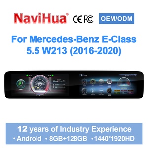 Navihua Autoradio Multimédia Stéréo avec Écran Tactile pour Mercedes-Benz Classe E W213 2016-2020 Lecteur Vidéo Android GPS Navi - Product Image 1