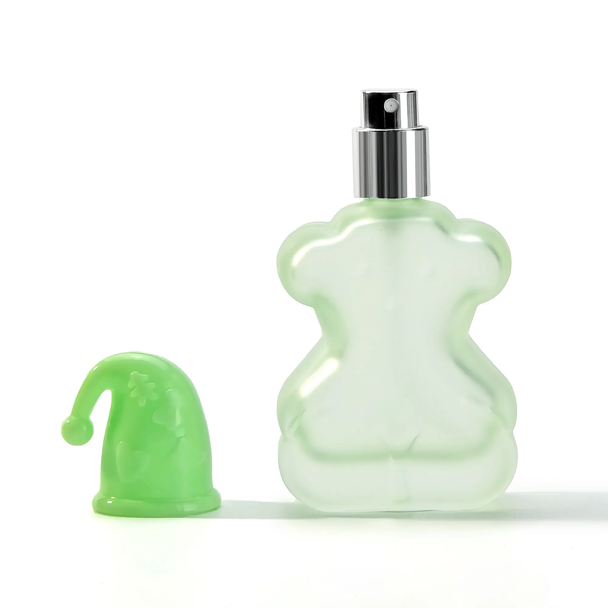 新しいデザインユニークなガラスボトルマットガラス香水ボトルマカロンポータブル香水サブパッケージボトル