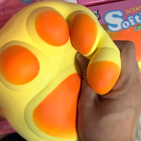 Mainan Squishy Cakar Kucing Ukuran Besar 16cm, TPR Lembut, Mainan Pereda Stres